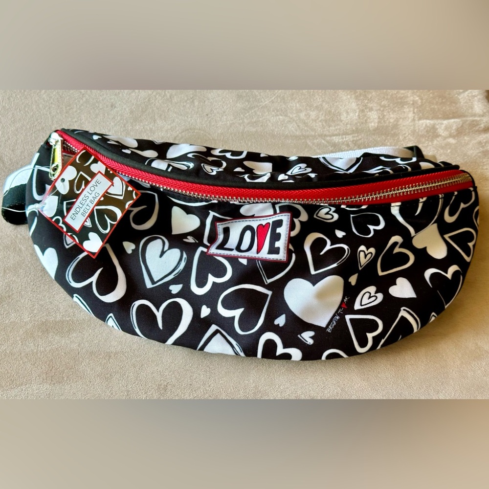 NWT Brighton Endless Love Belt Bag. In package. Red, white and black.
